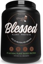 Bienheureuse poudre de protéines végétaliennes - Protéines végétales poudre de substitut de protéines, 23g de poudre de protéines de pois, sans lait, sans gluten, sans soja, sans sucre ajouté, 30 portions ( Mylk chocolatée)