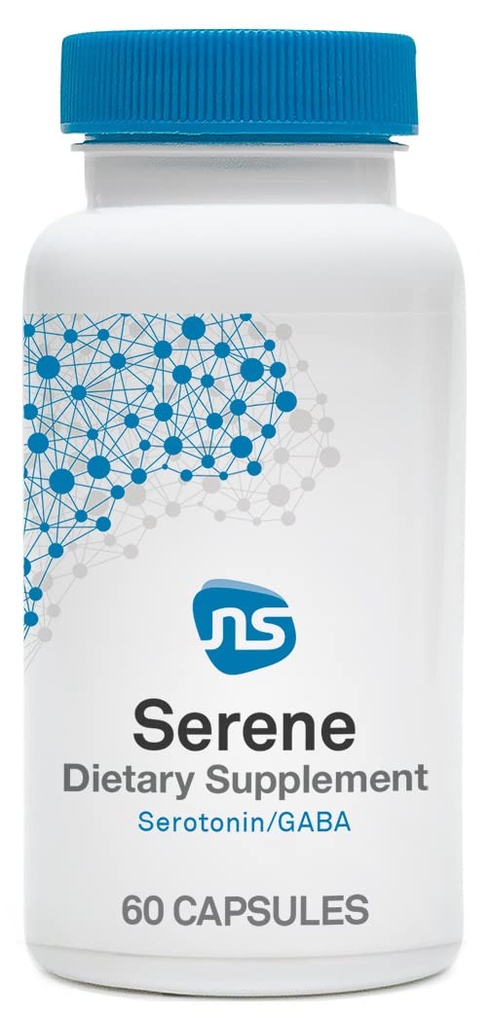 NeuroScience Deep Sleep Aid & Mood Support Supplement - Serene - Calm Sleep Supplement mit 5-HTP - Ermutige Rest- & Gesunde Schlaf-Wake-Funktion ohne Sacrificing Everyday Energy (60 Kapseln)