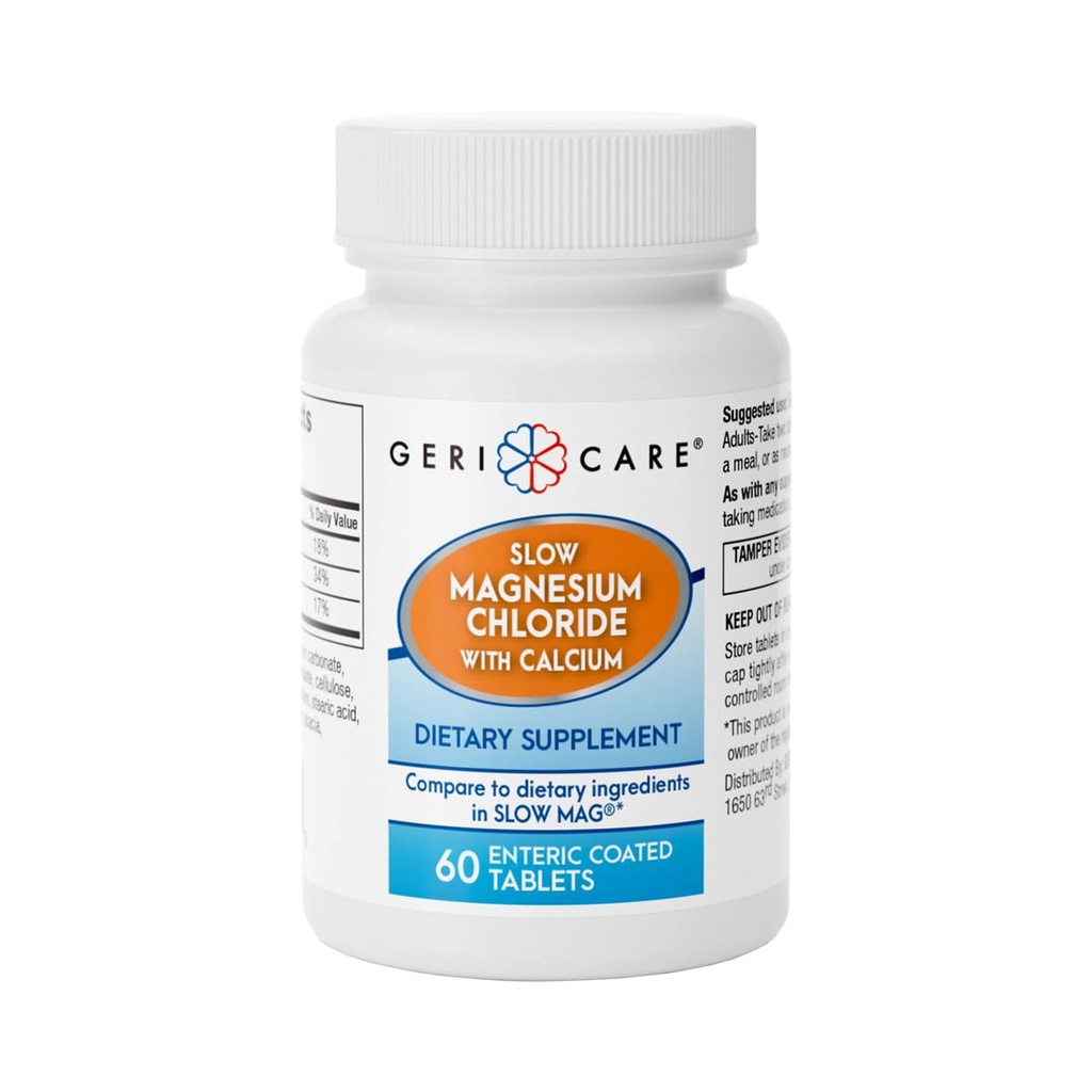 Comprimés de calcium par Geri-Care. Supplément nutritionnel.