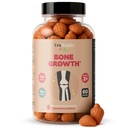 TruHeight Kids Bone Gommies de croissance (Strawberry, 2 ans et plus) Tall Nutrition for Natural Growth for Kids & Toddlers - Vitamine D, Calcium, K, Magnésium Multivitamine, Vitamines de résistance aux os, D3 K2, Taller