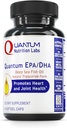 Quantum Nutrition Labs EPA DHA Fish Oil Softgels - Omega 3 Fish Oil, Omega 3 Supplement, EPA DHA, Omega 3 Fatty Acids Supplements für Damen und Herren, Natürlich - 90 Softgel Kapseln