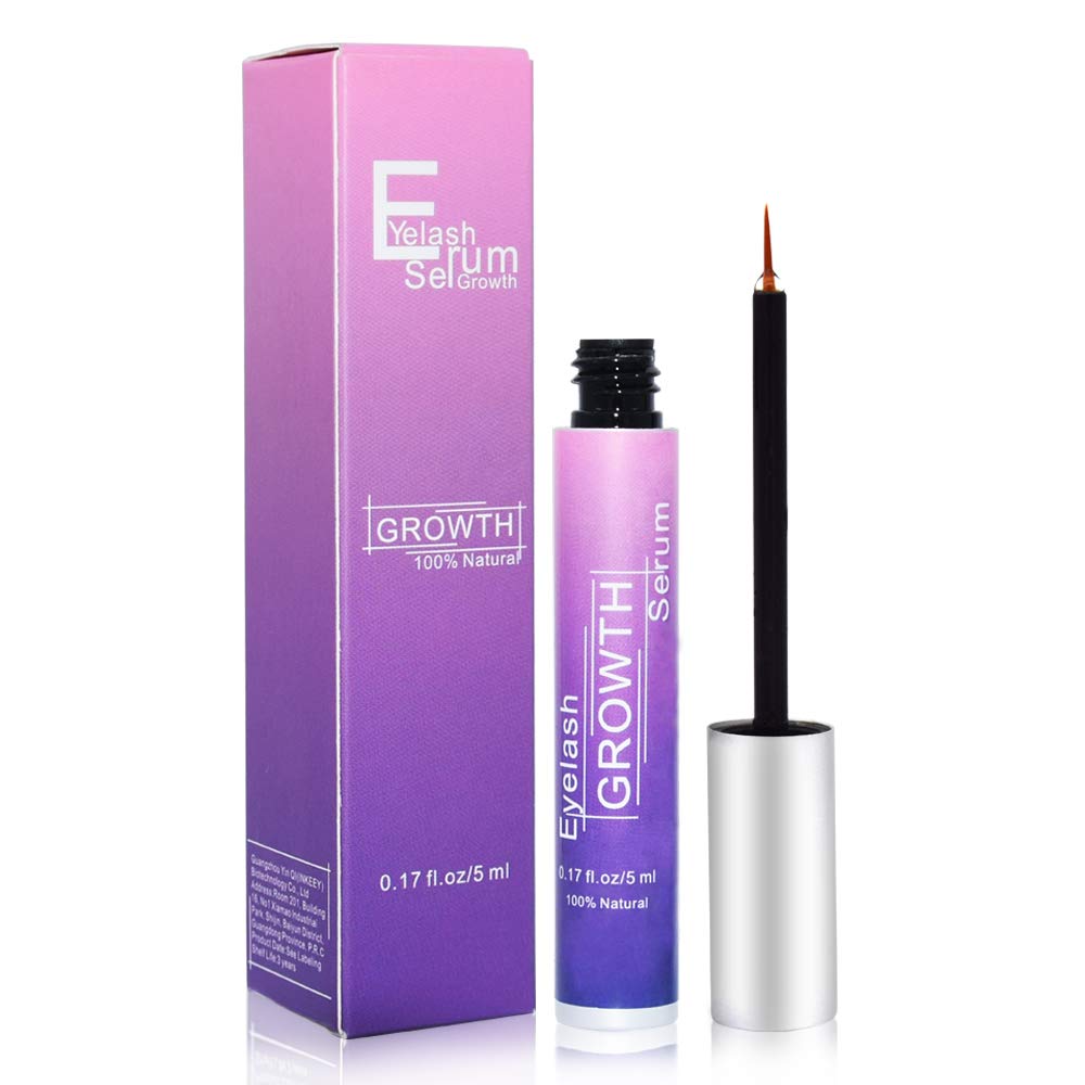 Sérum de croissance des cils pour faire pousser les cils, formule de sérum de laque avancé pour la croissance des cils et l'épaisseur, Enhancer de la croissance des cils (5ML)