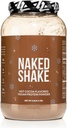Naked Shake - Hot Cocoa Protein Shake - Pflanzenbasiertes Proteinpulver mit Mct Oil - Glutenfrei, Soy-Free, No Gmos oder künstliche Süßungsmittel - 30 Servierungen