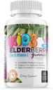 Kinder Elderberry Gummies + Vitamin C + Echinacea & Bee Propolis Kinder Multivitamin Gummy Chews Kaubare Immununterstützung Made in USA Gluten Free Non GMO 60 Gummy Whole Foods Market