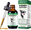 Nierenunterstützung für Hunde - Nierenunterstützungsergänzung, Unterstützt Immun-, Urinär- und Nierengesundheitsfunktion, natürliche Kräuterergänzung (2 Fl Oz)