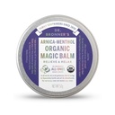 Bronner's - Baume magique biologique (Arnica-Menthol, 2 once) - Fabriqué avec de la cire d'abeille biologique et de l'huile de chanvre biologique, soulage et détend les muscles douloureux et les articulations achy, hydrate et adoucit la peau sèche
