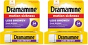 Dramamine toute la journée moins somnolence mouvement soulagement de la maladie.