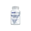 Research Verified Magnesium Complex - Brain, Muscle and Nerve Support - Magnesium Bisglycinate, Malate, Citrate, and Oxide - Bioperine - Vegan - 60 Capsules - Pack of 1