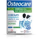 Vitabiotics Osteocare Plus 2-en-1 Formule - Calcium 800mg avec vitamine D3, Magnésium, zinc et Omega-3.