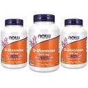 MAINTENANT compléments alimentaires, D-Mannose 500 mg, non-OGM Projet Vérifié, traitement urinaire sain*, 120 gélules (paquet de 3)