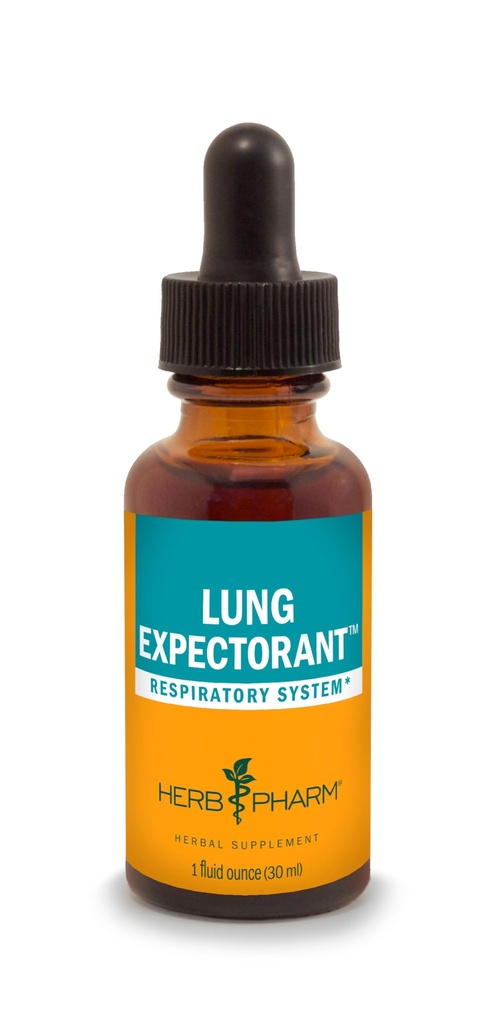 Herb Pharm Lung Formule à base de plantes liquides pour soutenir la réponse immunitaire respiratoire - 1 Once (paquet de 1)