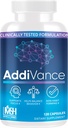 AddiVance 120 Caps - Natural Brain Support Supplement für Enhanced Focus, Memory, & Balanced Behavior - Klinisch bewährte Non-Habit Forming Brain Supplement - Formuliert von Medical Professionals