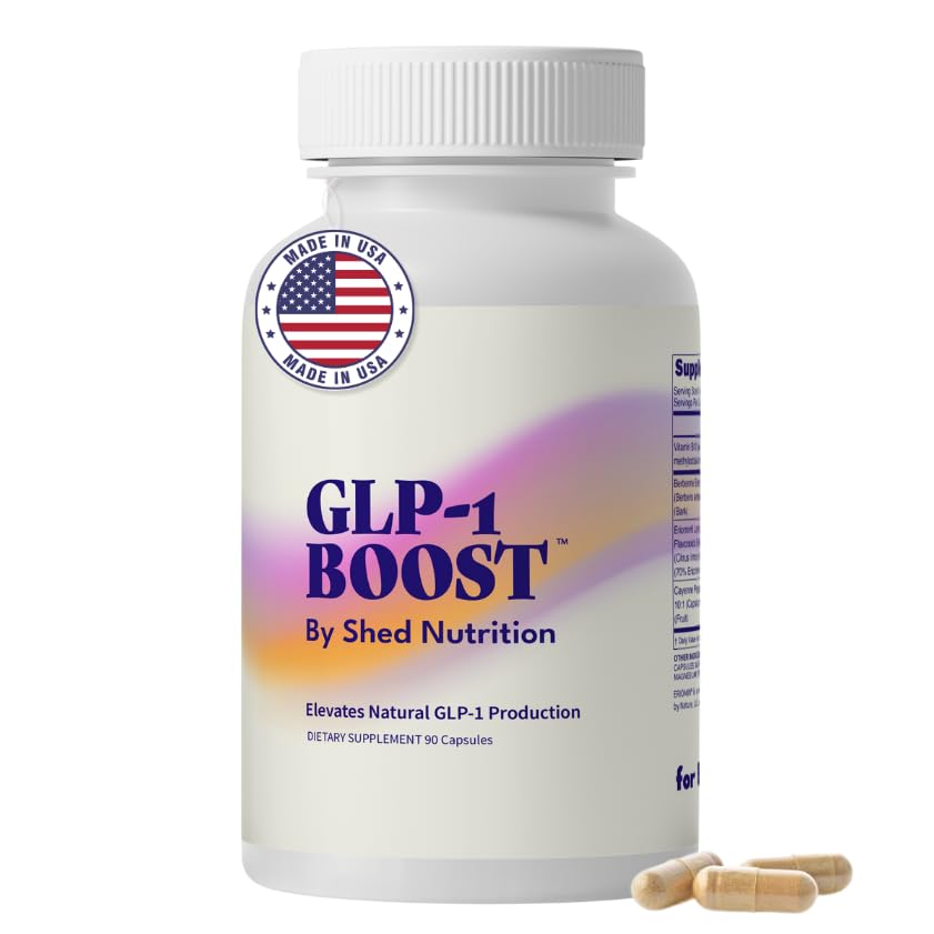 GLP-1 Boost Supplement für Frauen und Männer – Hunger & Stoffwechsel Unterstützung mit Eriomin, Berberine & Capsaicin – Expert-Formuliert, um GLP1 natürlich zu unterstützen – 1 Kapsel vor Mahlzeiten (90 Kapseln)