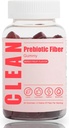 Clean Prebiotic Fiber Gummy, Clean Fiber Gummies, Prebiotic Fiber Gummy für Herren, Prebiotic Fiber Supplement Organic für Digestive Gut Health, 60 Gummi (1pc)