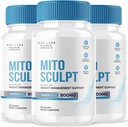 rize labs MitoSculpt Weight Loss Pills - Sculpt Ihr Idealer Körper mit MitoSculpt Advanced Formula Capsules, Ergänzung zu Mobilized Stored Fat for Fuel (180 Kapseln) (Pack von 3)
