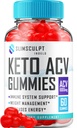 Slimsculpt Keto ACV Gummies - Formule avancée Slim Sculpt Keto Plus ACV Gummies vinaigre de cidre de pomme Keto Slimsculpt ACV Gummies Dietary Supplément Avis Hommes Femmes (60 Gummies)