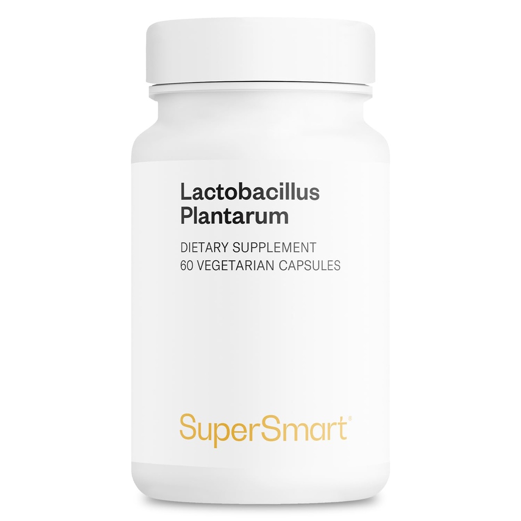 Supersmart - Lactobacillus Plantarum PostBiotic 20 Million CFU par jour (Immuno-LP20) - Supplément probiotique à la chaleur non-OGM et sans gluten - 60 capsules végétariennes