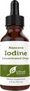 Nascent Iodine Tropfen Ergänzung in flüssiger konzentrierter Tinktur für beste Absorption und für Schilddrüsenunterstützung