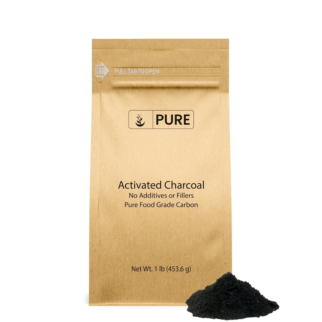 Ingrédients originaux purs Charbon activé (1 lb) Carbone activé, végétalien, non OGM