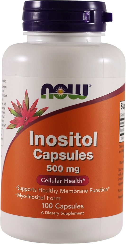 Jetzt Lebensmittel Inositol 500 Milligramme 100 Kapseln (2 Packung)