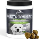 Probiotika für Hunde mit natürlichen Verdauungsenzymen ● 4 Bill CFUs/2 Soft Chews ● Hund Durchfall Upset Stomach Hefe Gas Bad Breath Immunität Allergien Haut jucken Hot Spots ● 150 Count