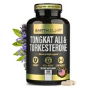 Earth Elixir Turkesterone & Tongkat Ali for Men – Natural Testosterone Support, 2-in-1 High Potency Turkesterone Supplement for Men & Women - Made in USA & 3rd Party Tested