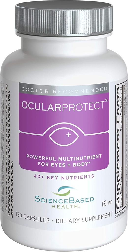 OcularProtect Full Body Formula - Multinutriments oculaires et corporels spécialisés - 120 capsules