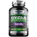 Iron Labs Nutrition: Cycle Support Plus NAC (N-Acetyl-L-Cystein) - Kidney and Liver Support Supplement - On Cycle Support Supplements für Herren - N Acetyl L Cystein und Milchdistel (120 Kapseln)