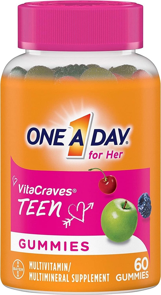 Ein-A-Day Teen für Ihre VitaCraves - 60 Gummies