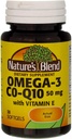 Co-Q10 et Omega-3 30 gels