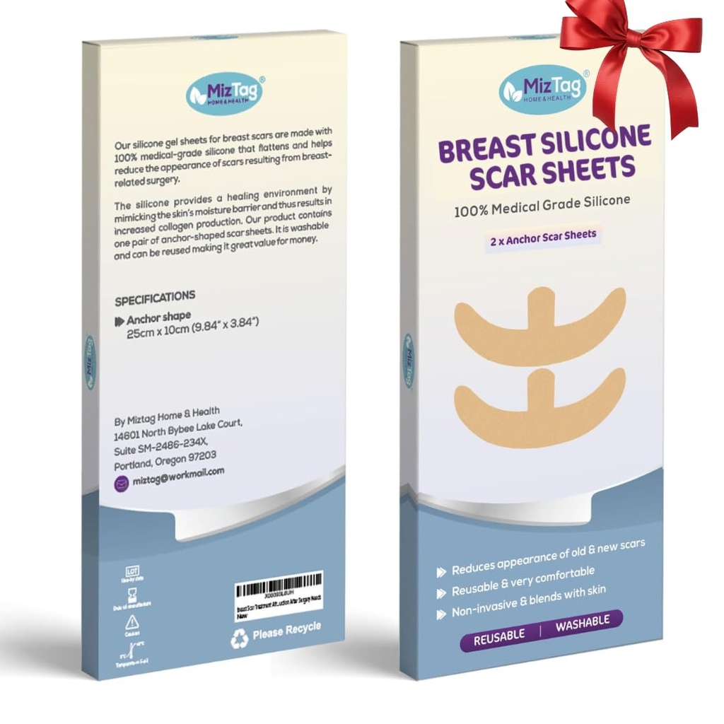 Brustchirurgie Recovery Essentials - Brust-Silikon Narbenblätter für Komfort und Heilung - Ideal für post-Op Wear Essentials