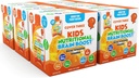 Cover Drei Ergänzungen für Kinder Gehirn Ergänzung Smoothie, Omega 3 flüssige Kinder DHA Fischöl, Gesundheit Kinder Fokus und Aufmerksamkeit, Emotionale Unterstützung, 20 Pouches, Pack 6