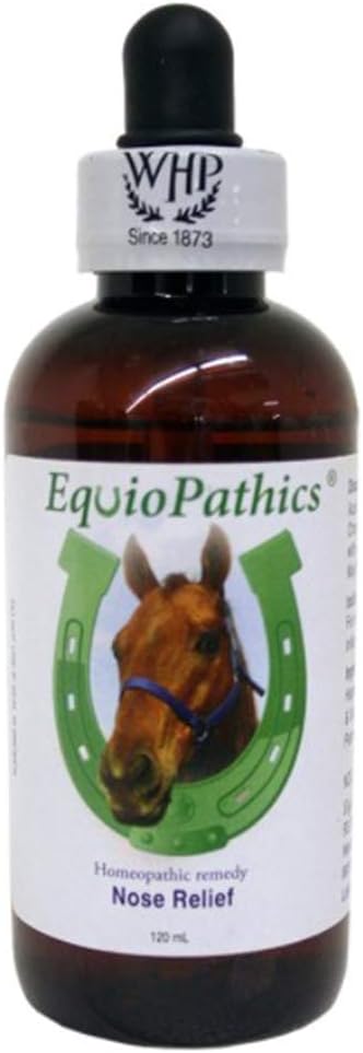 HomeoVet EquioPathics gouttes de soulagement du nez, médecine respiratoire naturelle pour les grands animaux, 120 Milliliters