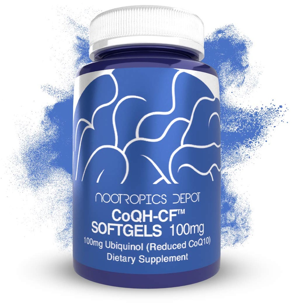 Dépôt de Nootropics Ubiquinol CoQH-CF Softgels de 100mg Supplément d'Ubiquinol de 30comptes