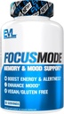 Evlution Mental Energy and Focus Supplement für Erwachsene - Nootropics Brain Support Supplement mit Koffein L Theanine Alpha GPC und Huperzine A Nutrition Focus Pills for Sustained Peak Performance