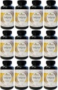 Aloha Médicaments Cordyceps purs, Supplément de champignons biologiques certifiés, soutient l'immunité et l'énergie, boîte de 12, 90 capsules