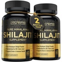 Atlantis Nutrition Himalayan Shilajit Kapseln Formuliert mit 20% Fulvic Säure | 1000MG Pro Servieren — 10:1 Extrakt | USA Made | Himalayan Shilajit Supplement für Männer & Frauen | 120 Kapseln