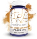 Nootropics Depot Lions Mane Mushroom Capsules | 500mg | 180 Count | Hericium erinaceus | Whole Fruiting Body Pilzextrakt | Brain Health Supplement | Neuroprotective + Boosts Mood