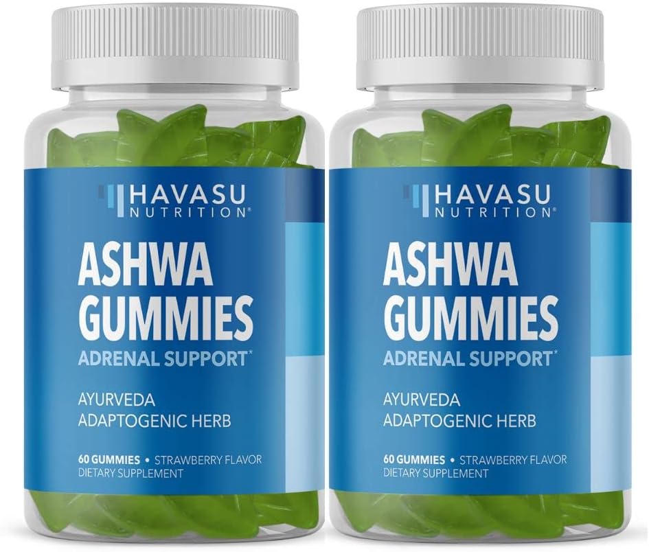 Ashwagandha Gummies Supplement Entwickelt, um eine natürliche Beruhigung zu unterstützen - Kräuterunterstützung - Ashwagandha Gummies für Damen und Herren - Non-GMO und glutenfreie Ergänzung - 120 Vegan Erdbeergummis