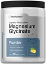 Horbäach Magnesium Glycinate Powder | 1 lb | Lemon Flavored | Superior Absorption | Non-GMO & Gluten Free