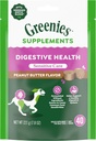 Greenies Sensitive Pflege Verdauungs-Gesundheit Hundeergänzung Chicken-freie Formel, mit einem Probiotikum für Hunde, Peanut Butter Flavor, 40 Count Pouch