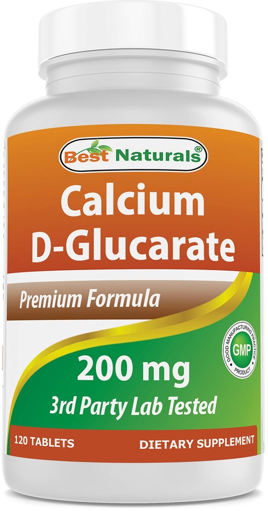 Best Naturals Calcium D-Glucarate 200 mg 120 Tabletten
