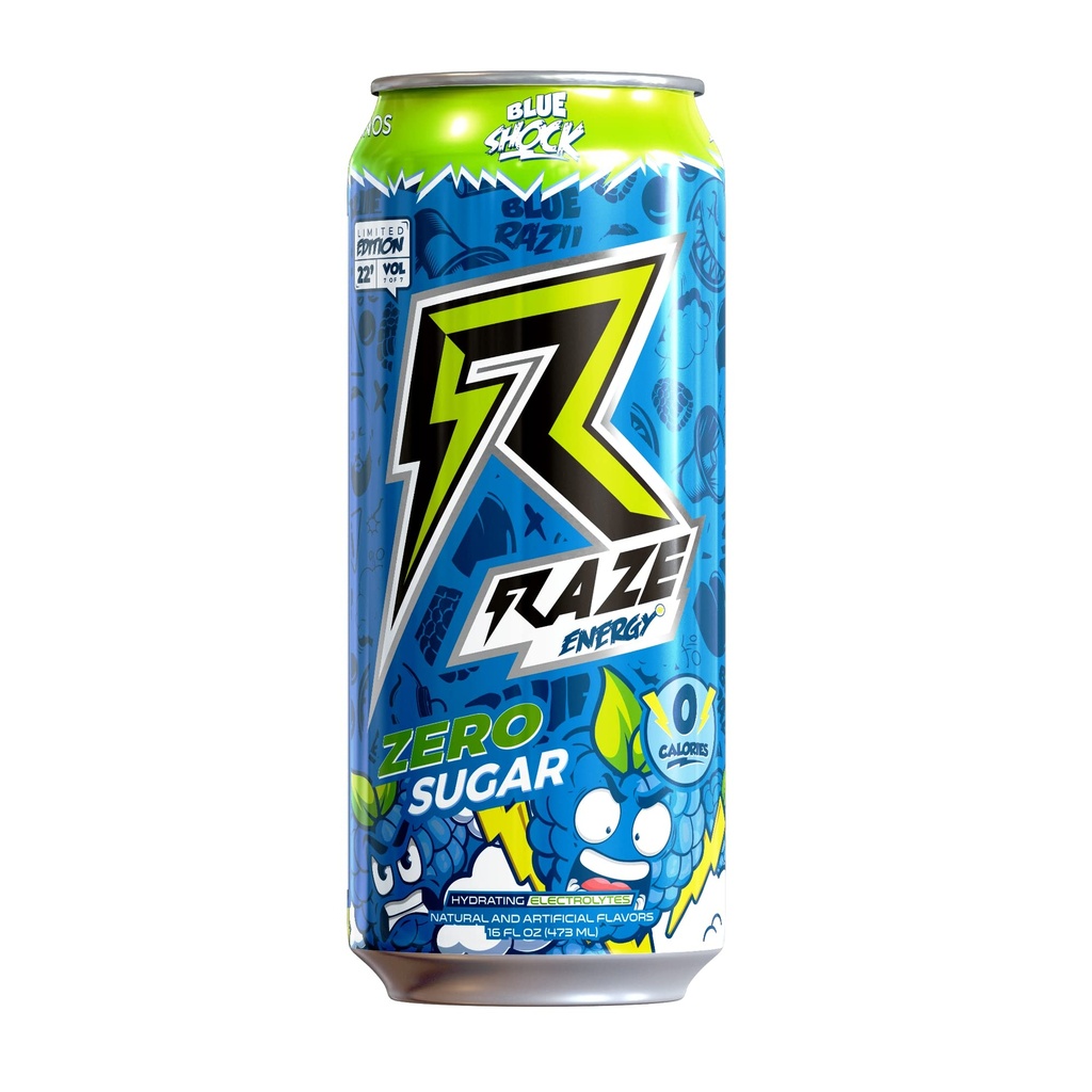 Repp Sports Raze Boissons énergétiques (choc bleu)
