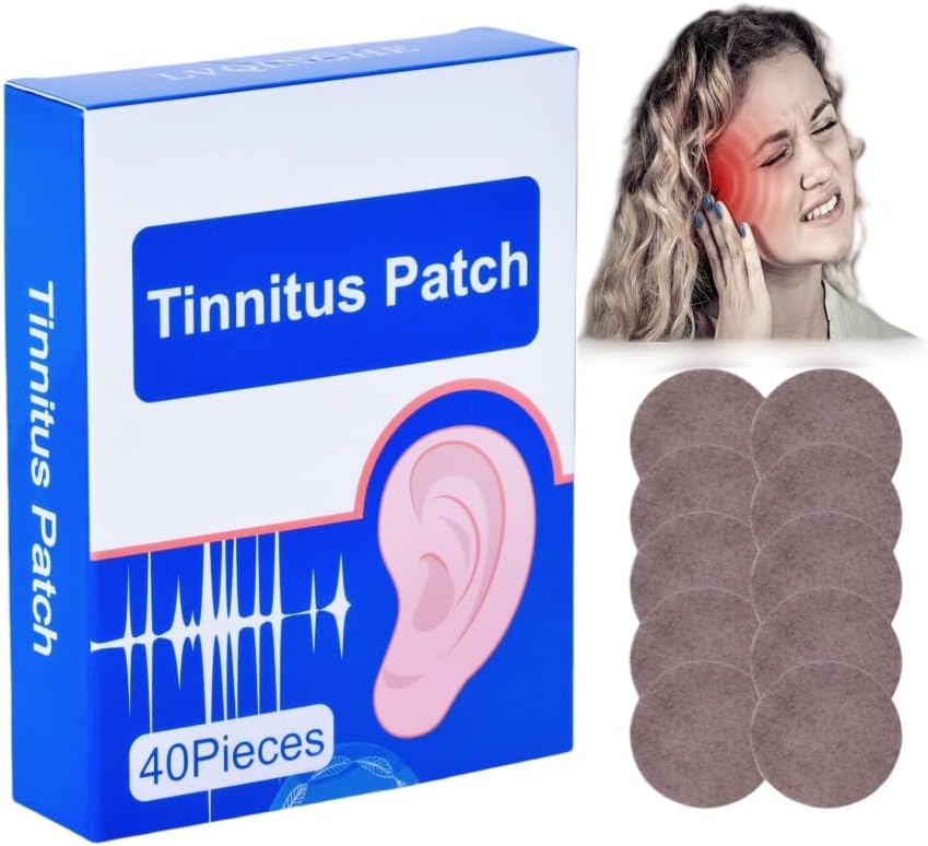 Tinnitus Relief für Ringe Ohren,120PCS Tinnitus Patches, Beeinflusst Hörverluste 3BOX