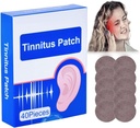 Tinnitus Relief für Ringe Ohren,120PCS Tinnitus Patches, Beeinflusst Hörverluste 3BOX