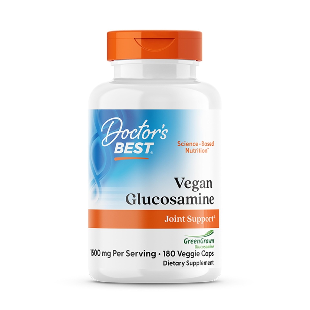 Bestes Vegan Glucosamine Sulfat, Joint Support, Non-GMO, Vegan, Gluten Free, Soy Free, 750 mg 180 Veggie Caps