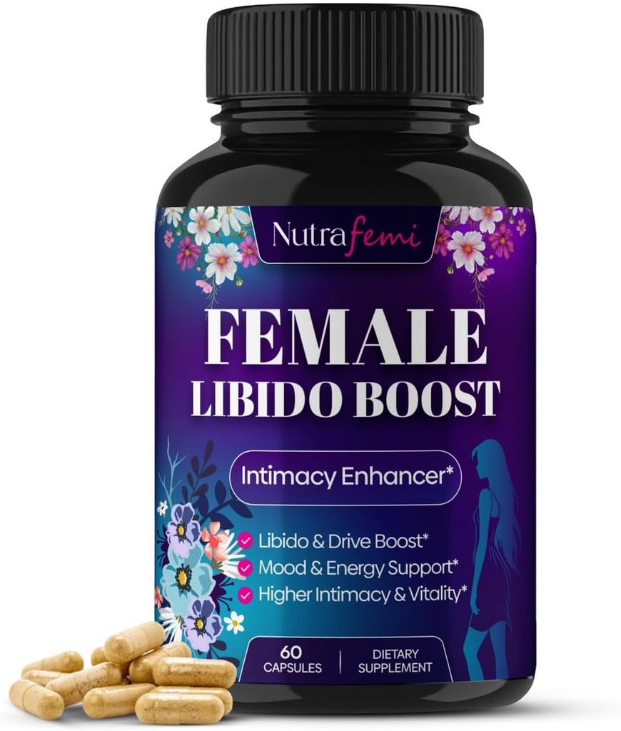 Fast Acting Highly Effective Libido Booster für Frauen-Female Libido Booster für Hormonal Balance, Mood & Drive, natürliche Schmierung - mit Maca Root, Ginseng, Tribulus, Gingko & Ashwagandha