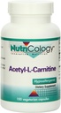 Nutricology Acetyl-L-Carnitin 500mg Supplement - Metabolismus und Energieunterstützung, ALC, freie Form Aminosäure, vegetarische Kapseln - 100 Count