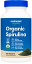 Nutricost Spiruline biologique 500mg, 240 comprimés - sans gluten, non-OGM