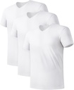 DAVID ARCHY Sous-vêtements Homme Micro Modal Ultra Soft T-shirts Stretch Moisture-Wicking Col rond/V-Neck Tees pour Homme, 3-Pack